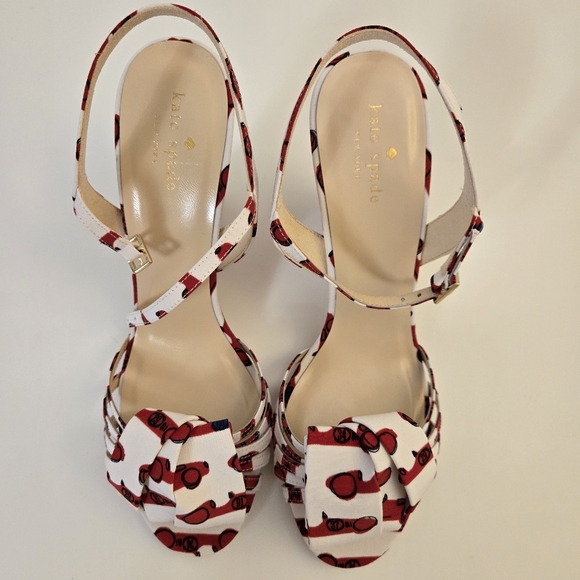 NWOT Kate Spade rare Ivana wedge sandals, size 9 - Picture 2 of 14